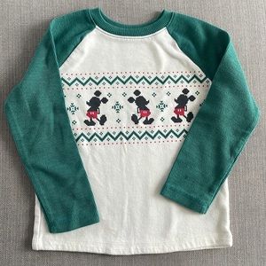Mickey ‘Ugly Christmas Sweater’ Waffle Knit Tee
